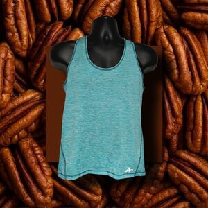 AthleTech Teal Racerback Athletic Tank Size Small